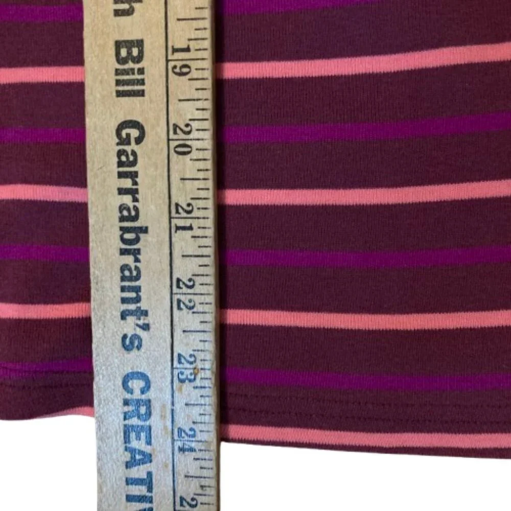 Hanna Andersson Classic Play Dress LS Striped Soft Cotton Knit, sz 120, sz 6 - 7